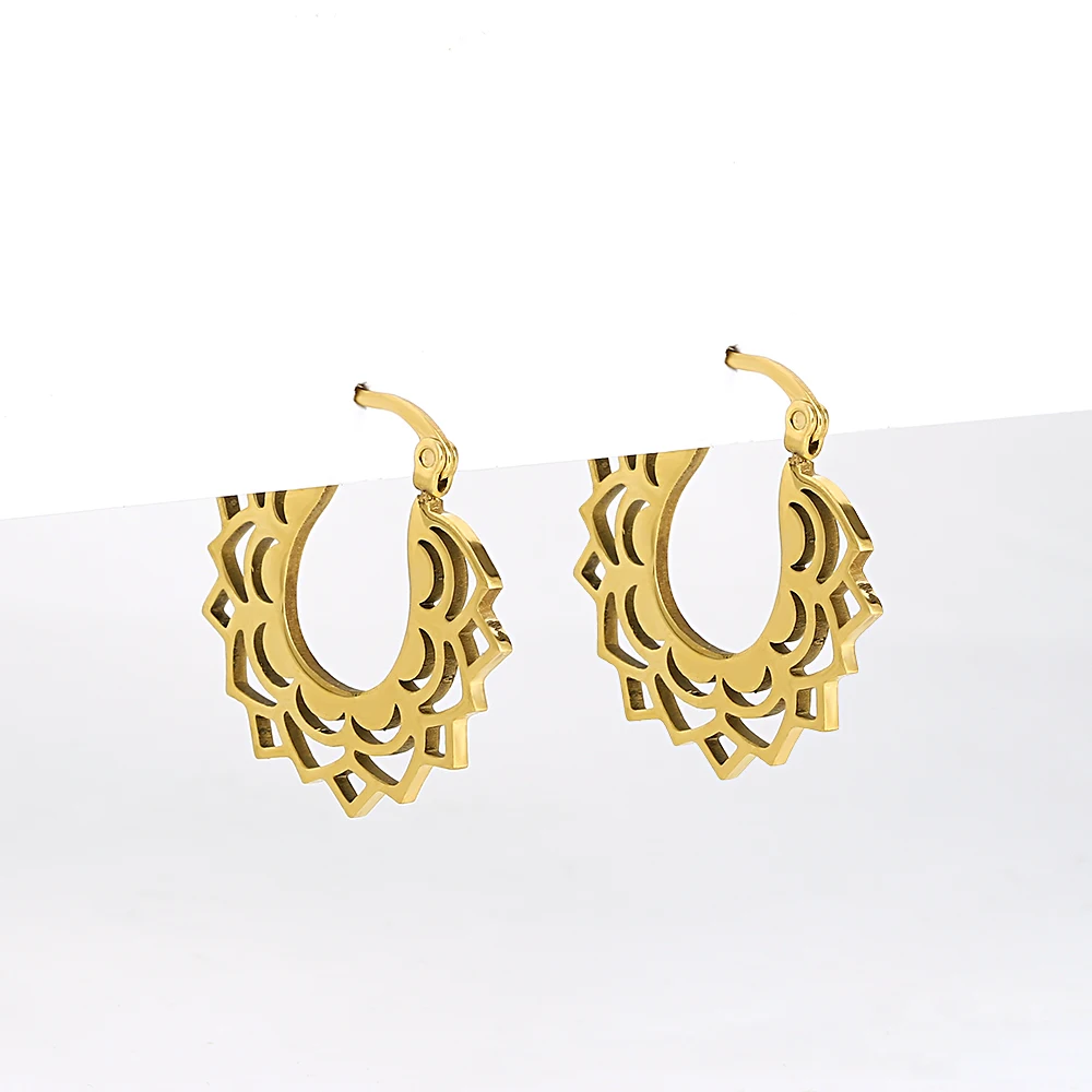 Женские серьги-кольца Greatera из нержавеющей стали