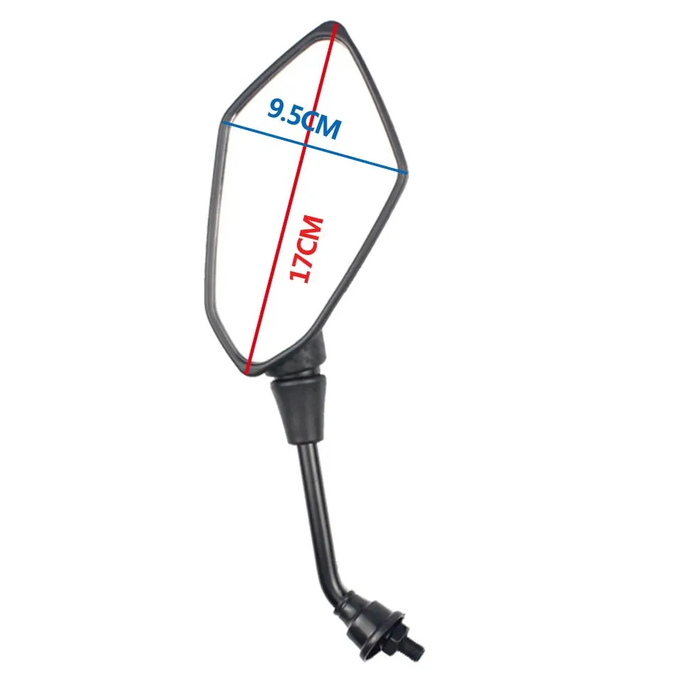 Зеркало для мотоцикла 2 шт. Зеркала заднего вида E-Bike Electrombile Задняя сторона