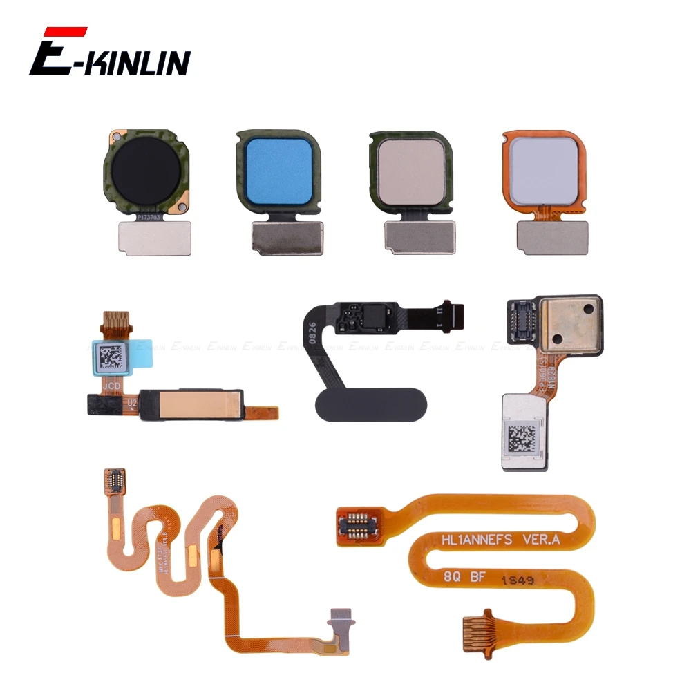 Fingerprint Scanner Connector For HuaWei P30 20 Pro P10 Lite Touch Sensor ID Home Return Button Key Connection Flex Cable