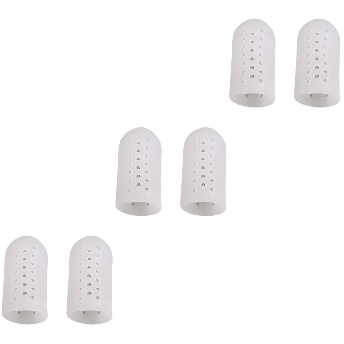 

6 pcs /pack Toe Protector Breathable Toe Relief Pad Toe Separator Toe Protector Toe Guards for Big Toe Corn Toe Protector