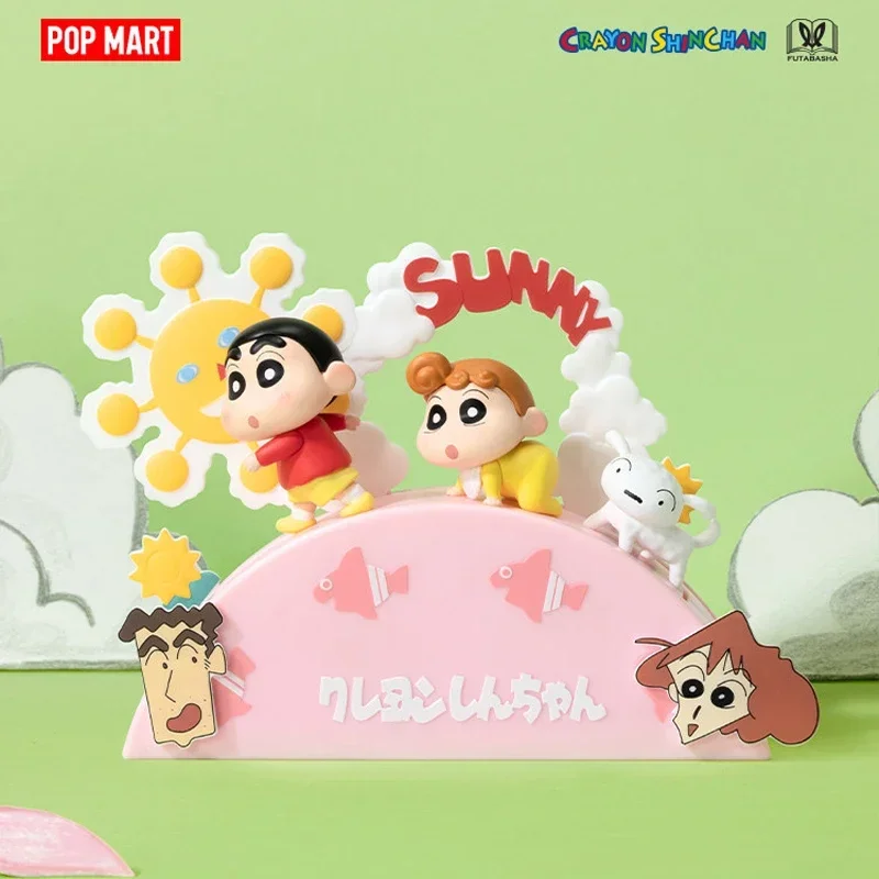 Фото POPMART Crayon ShinChan: Серия «Театр внутреннего ребенка» — Загадочная коробка, оригинальная слепая коробка, игрушки-сюрпризы, фигурки аниме, настольные украшения №4