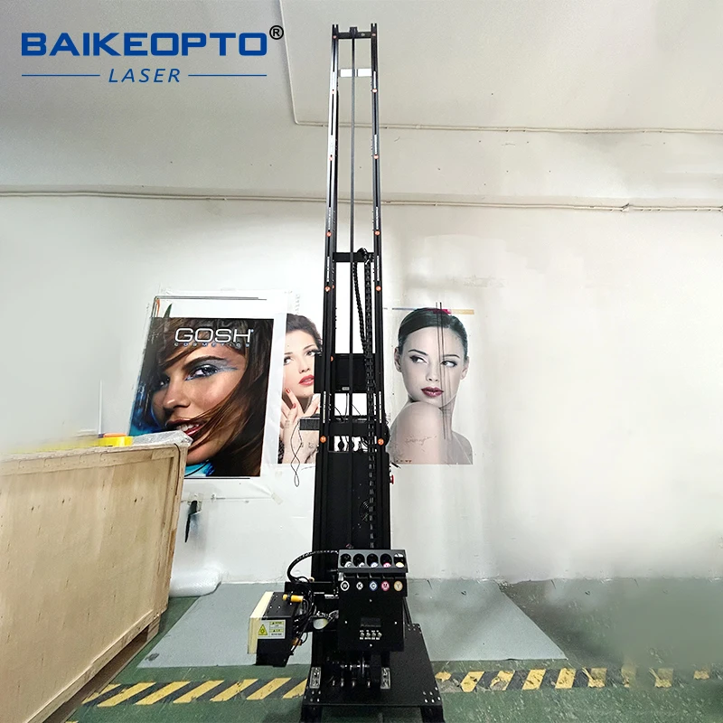 Фото Вертикальный 3D-принтер для стен DX10 DX7 с печатающей головкой, струйный принтер для декоративной печати на стенах зданий №1
