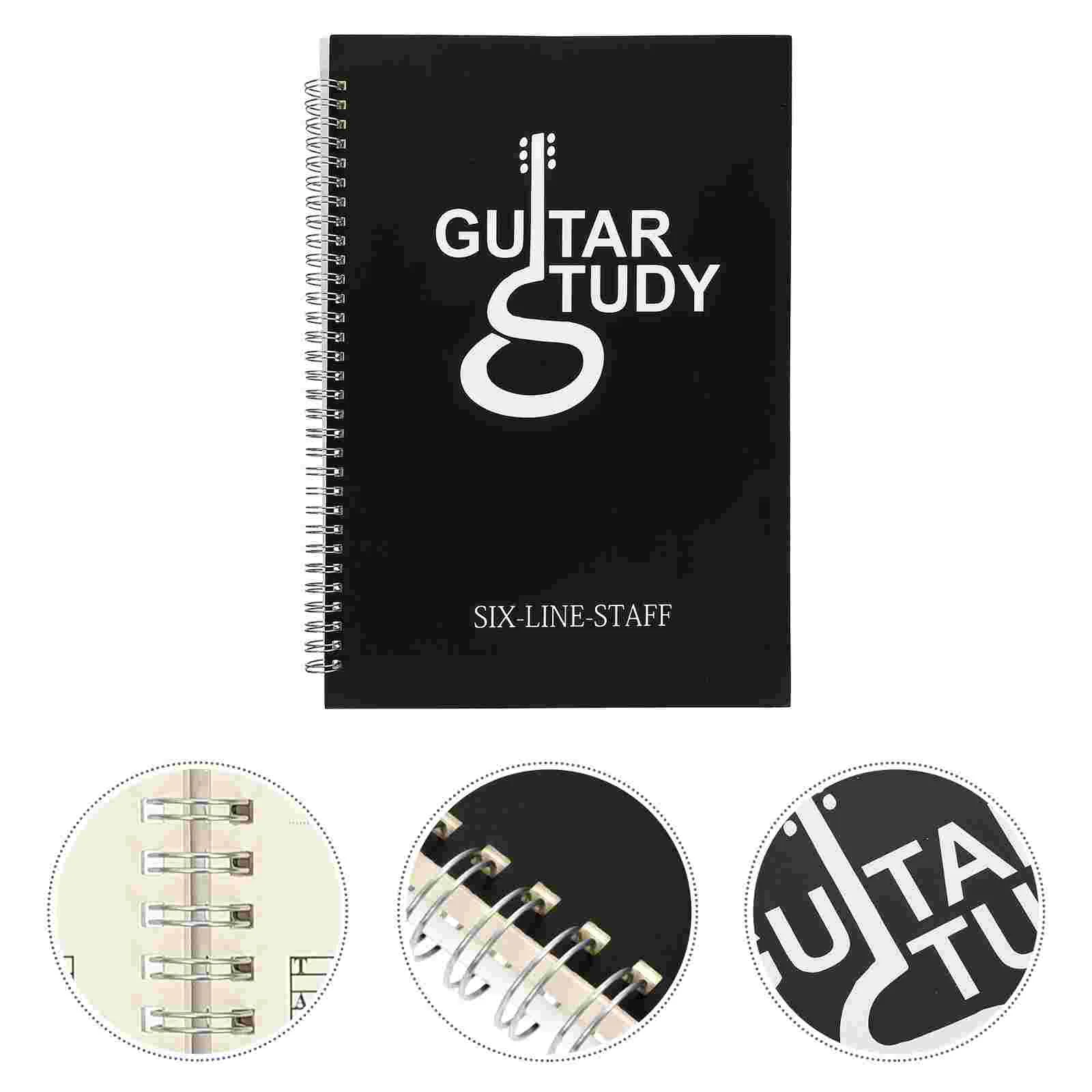 

Guitarist DIY Music Score Notebook Handwritten Guitar Chord Notebook Gift