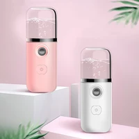 4 colors mini facial steam humidifier atomizer apple button moisturizer handheld usb charging sprayer facial care