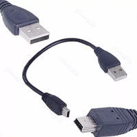 new usb short 2 0 a male to mini 5 pin b data charging cable cord adapter