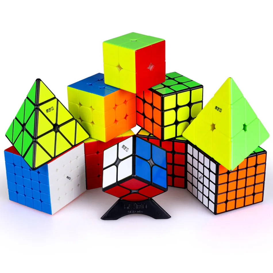 

Qiyi Магнитный магический куб 2x2 3x3 4x4 5x5 Пирамида Магнитный скоростной куб головоломка образовательный куб игрушка для детей