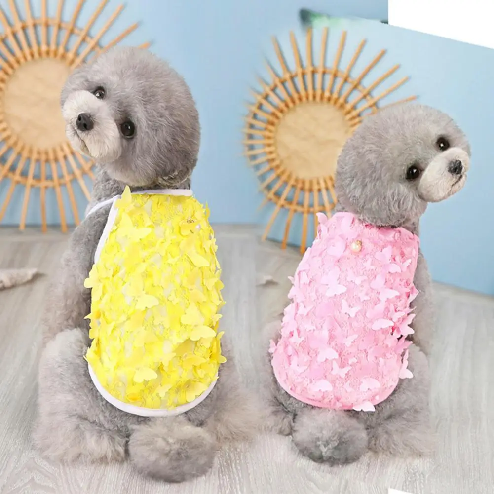 

Sleeveless Thin Cat T-shirt letter Puppy Dog Accessory Dog Shirt Simple Cute Summer Dog Clothes Summer Clothes Pet Vest