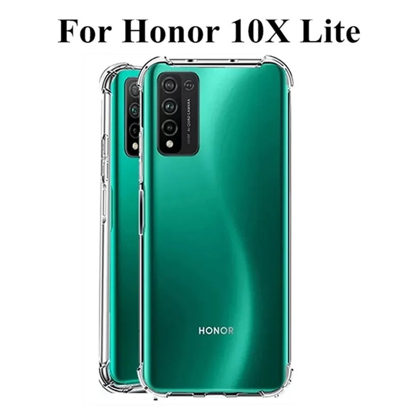 

Transparent Phone Case For Honor 10X Lite 6.67'' Clear Airbag Shockproof Protective Cover on Honor10X 10i 9X 10 X Light