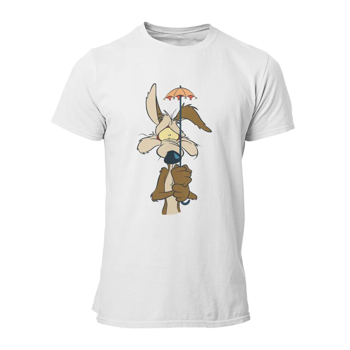 

Roadrunner And El Coyote T Shirts Men 100% Cotton Vintage T-Shirts Crew Neck Cartoon Tees Short Sleeve Clothes Summer
