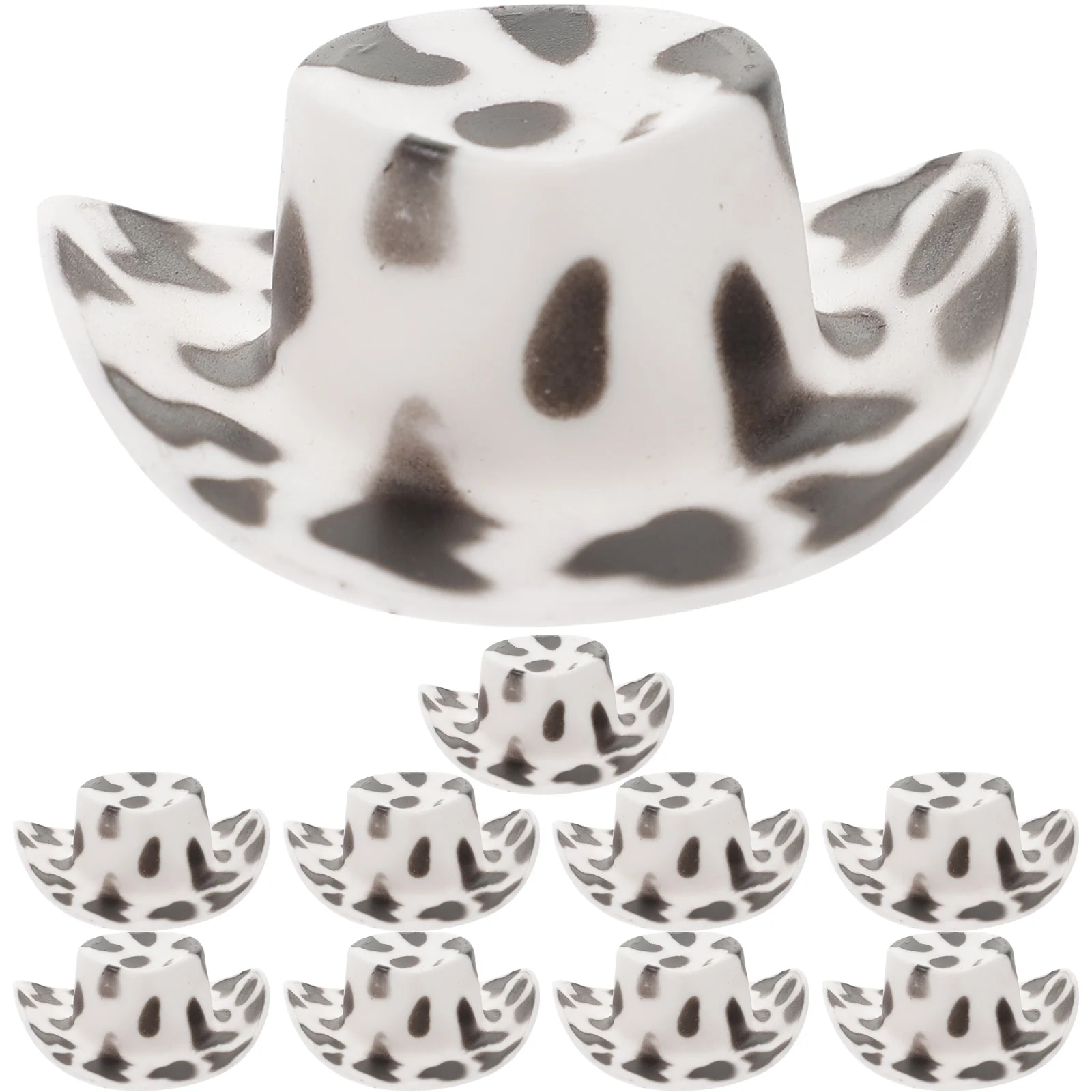 

Mini Cowboy Hat Accessories Toy Small Hats Crafts Headwear Miniature Plastic Baby