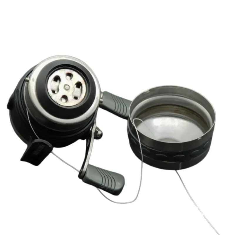 Рыболовная катушка BL25 Spincast, безынерционная катушка с закрытым корпусом из нержавеющей стали, передаточное число для ловли с лука, с предварительно намотанной леской (art.: 3920da15ae57a) - 3920da15ae57a