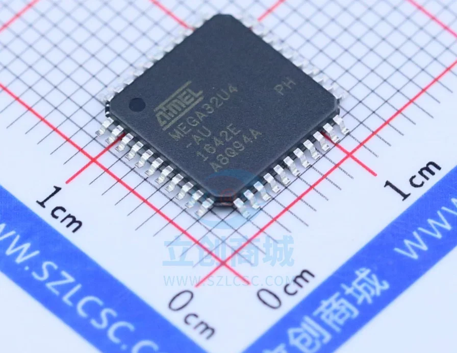 

100% New Original ATMEGA32U4-AU Package TQFP-44 New Original Genuine Processor/microcontroller IC Chip