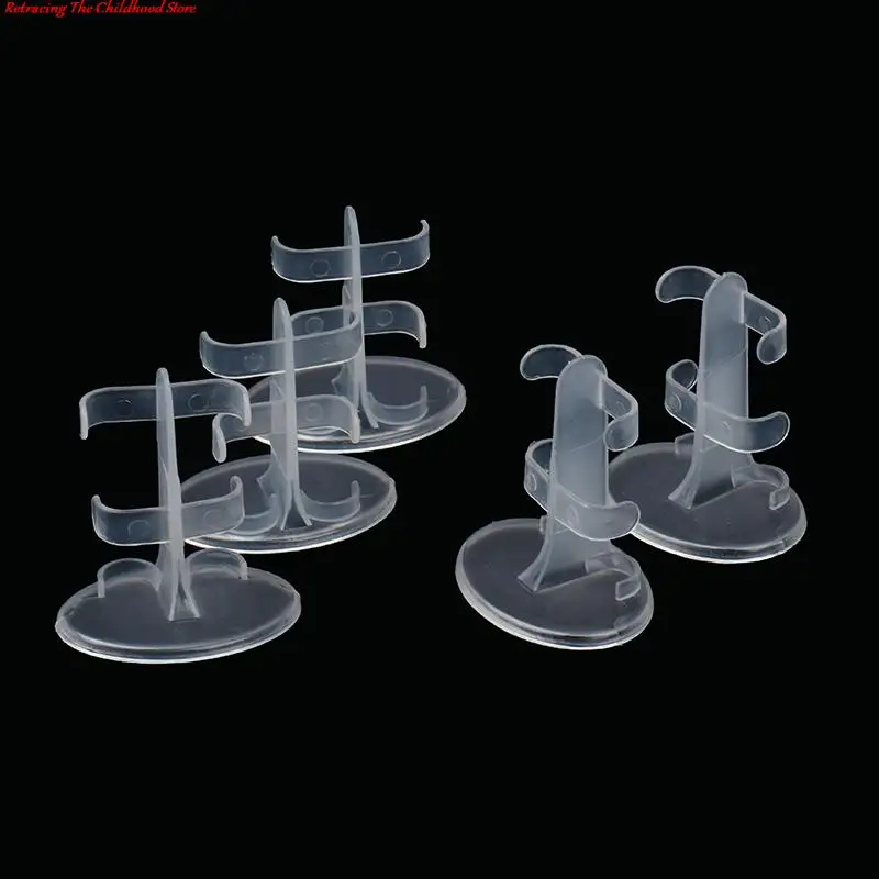 

5pcs/lot Transparent Doll Stand Display Holder For Dolls Doll Support Leg Holders 17CM 1/6 Doll Accessories Standing