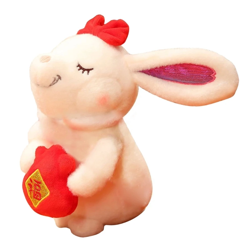 

2023 Rabbit Year Plush Rabbit Plush Toy Chinese NewYear TangSuit Dolls Plush