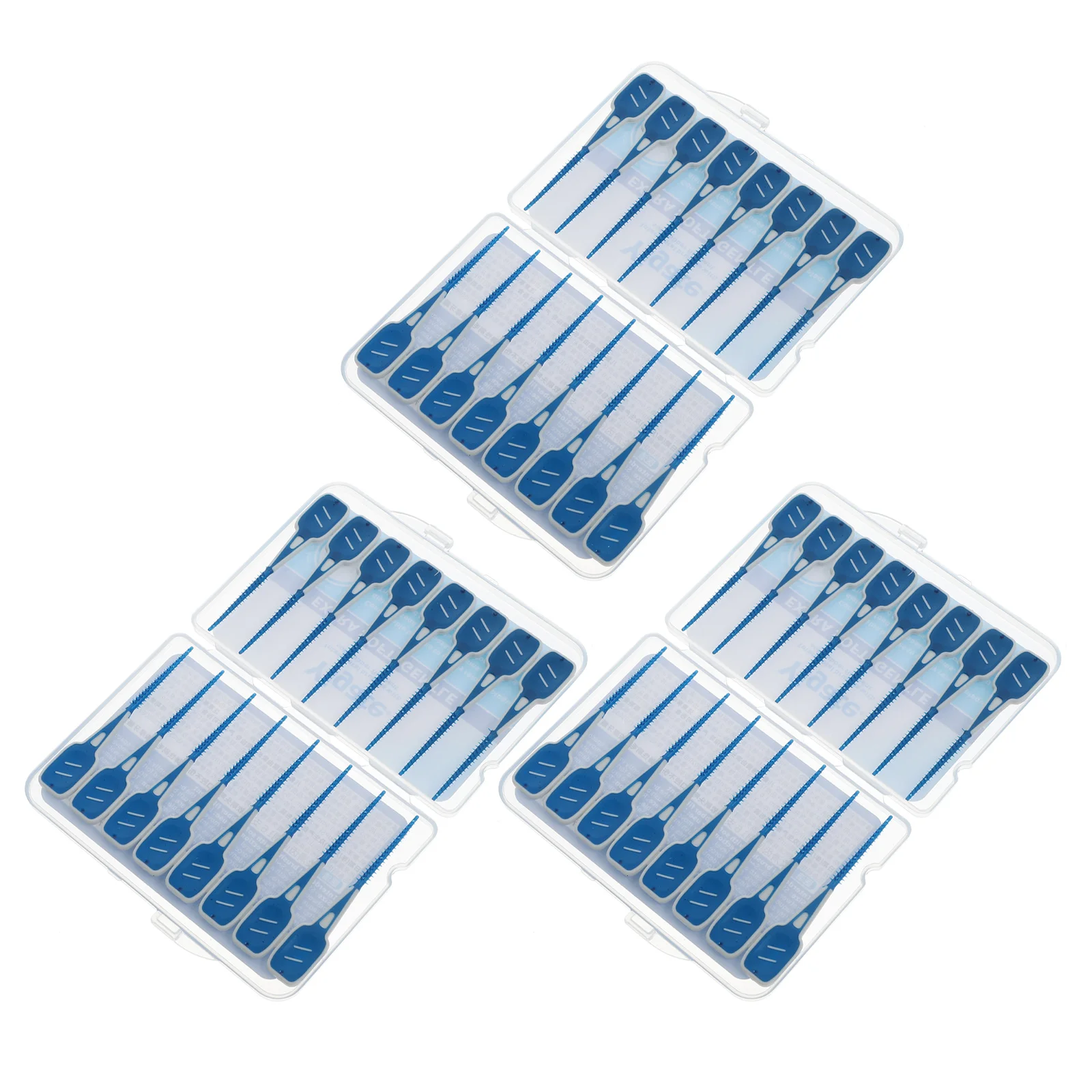 

48pcs Interdental Brush Sticks Brush Floss Pick Toothpick Narrow Spaces Cleaner Cleaning Tools