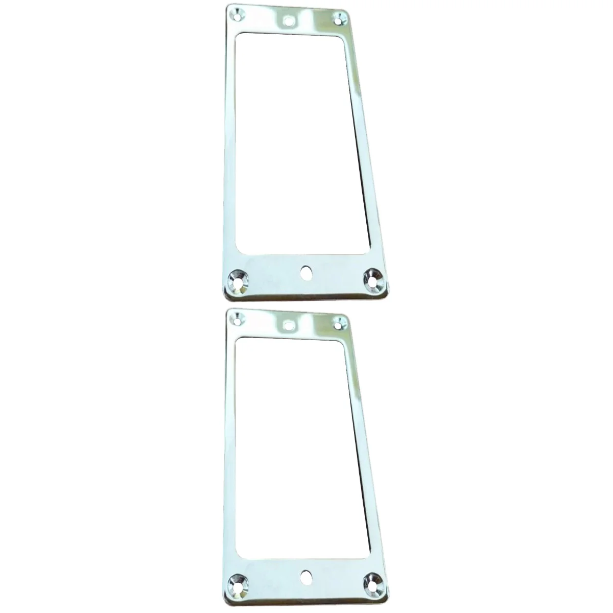 

2 Metal Durable Pickup Frame Mounting Ring Humbucker Pickup Mounting Rings Flat Base for Guitar