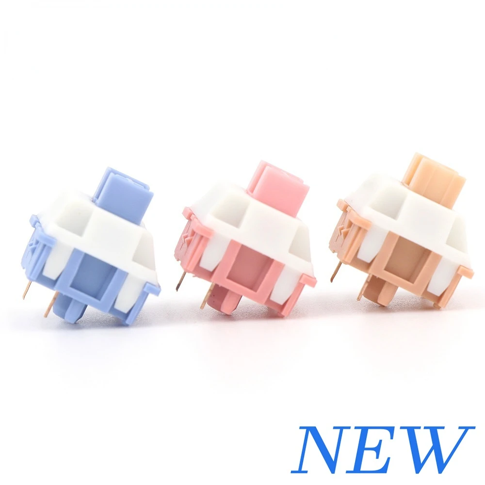 

Outemu Switches Lubed Mechanical Keyboard Switch 5Pin Silent Tactile Linear Cream Blue Pink Yellow Custom Gaming RGB MX Switches