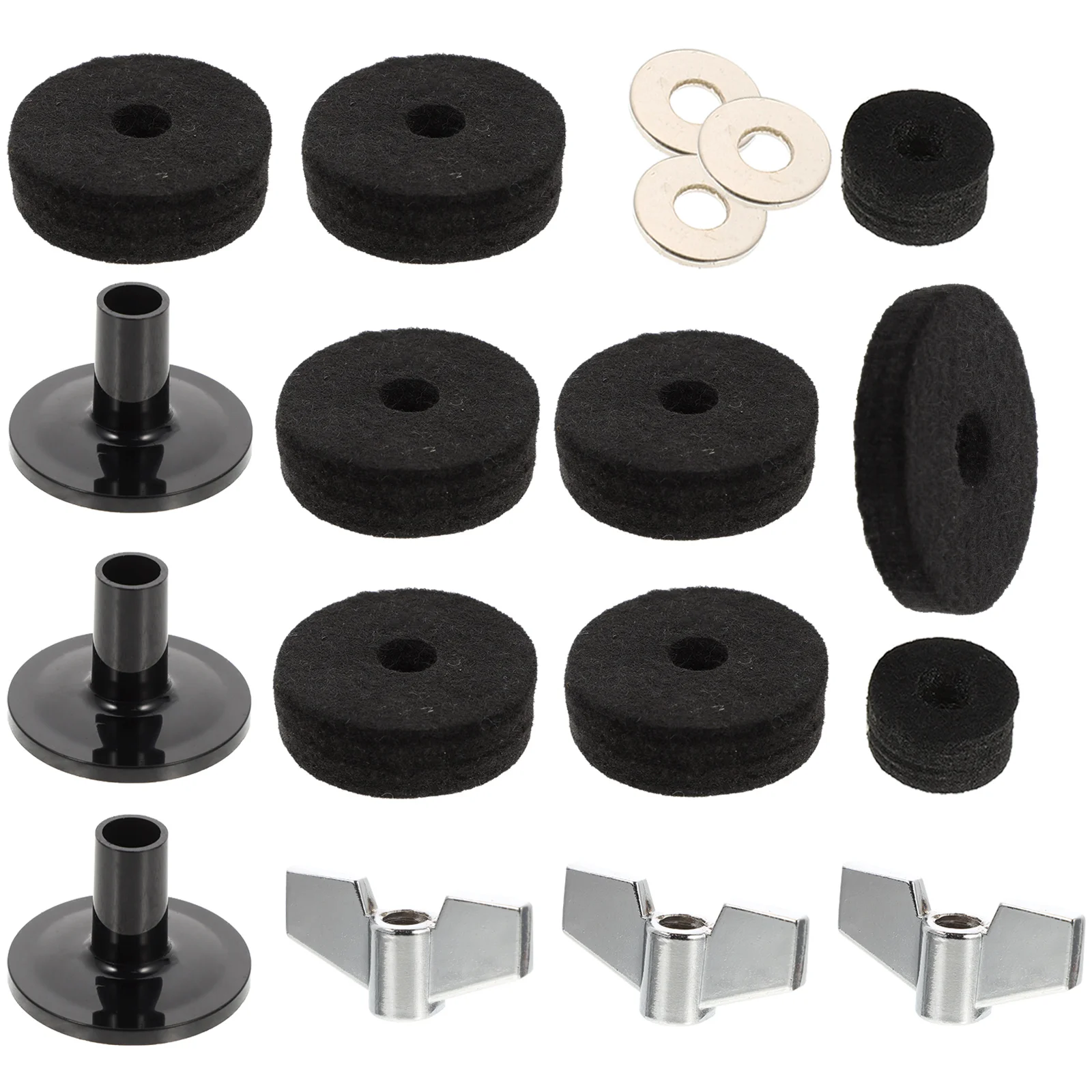 

Drum Pad Cymbal Felt Set Pads Kituseful Accessorypractical Gadgets Nonreplacement Accessories