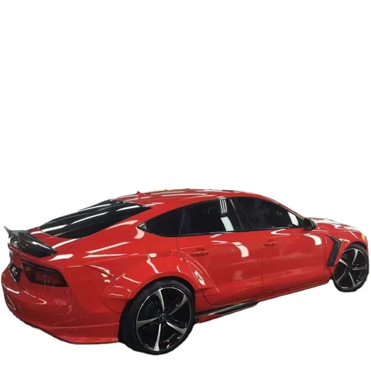 Обвес для Audi A7 в RS7 facelif передний бампер широкие/расклешенные крылья передняя губа