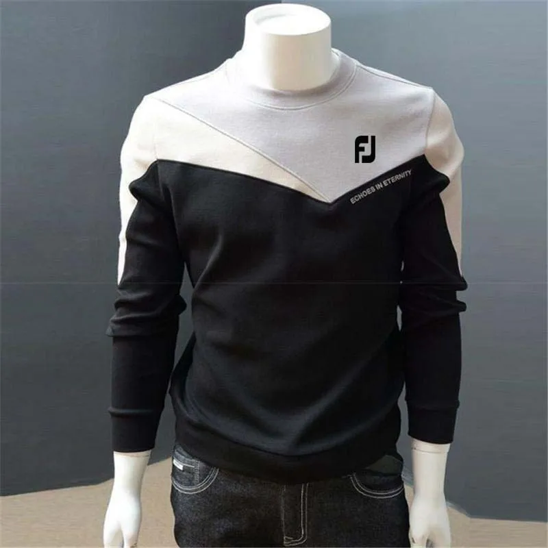 

2023 T-Shirt Autumn Golf Men's Clothes Golf Wear Men Outdoor Men Golf Wear Sports Breathable Loose Bottoming Shirt Sweatshirt