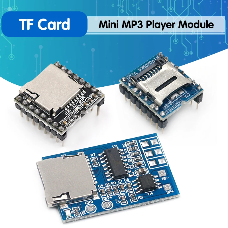WTV020 GPD2846A мини MP3 плеер модуль TF карта звуковой голосовой для Arduino GM питания |
