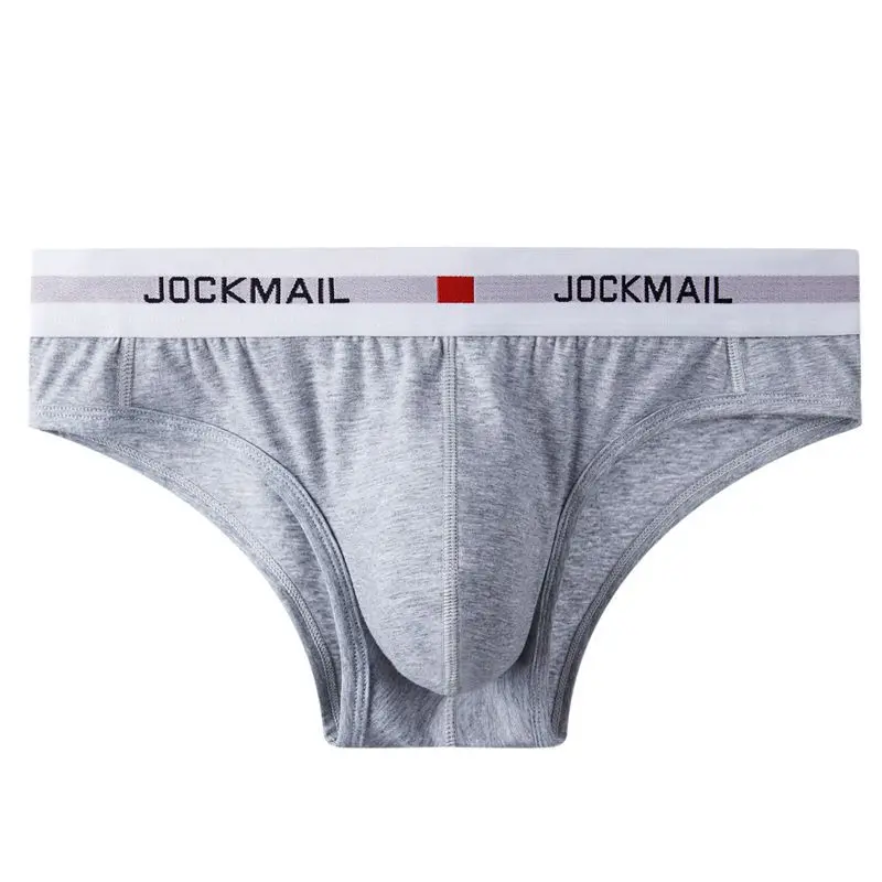 

Sexy men's underwear briefs trend personality brand youth half hip pants cotton