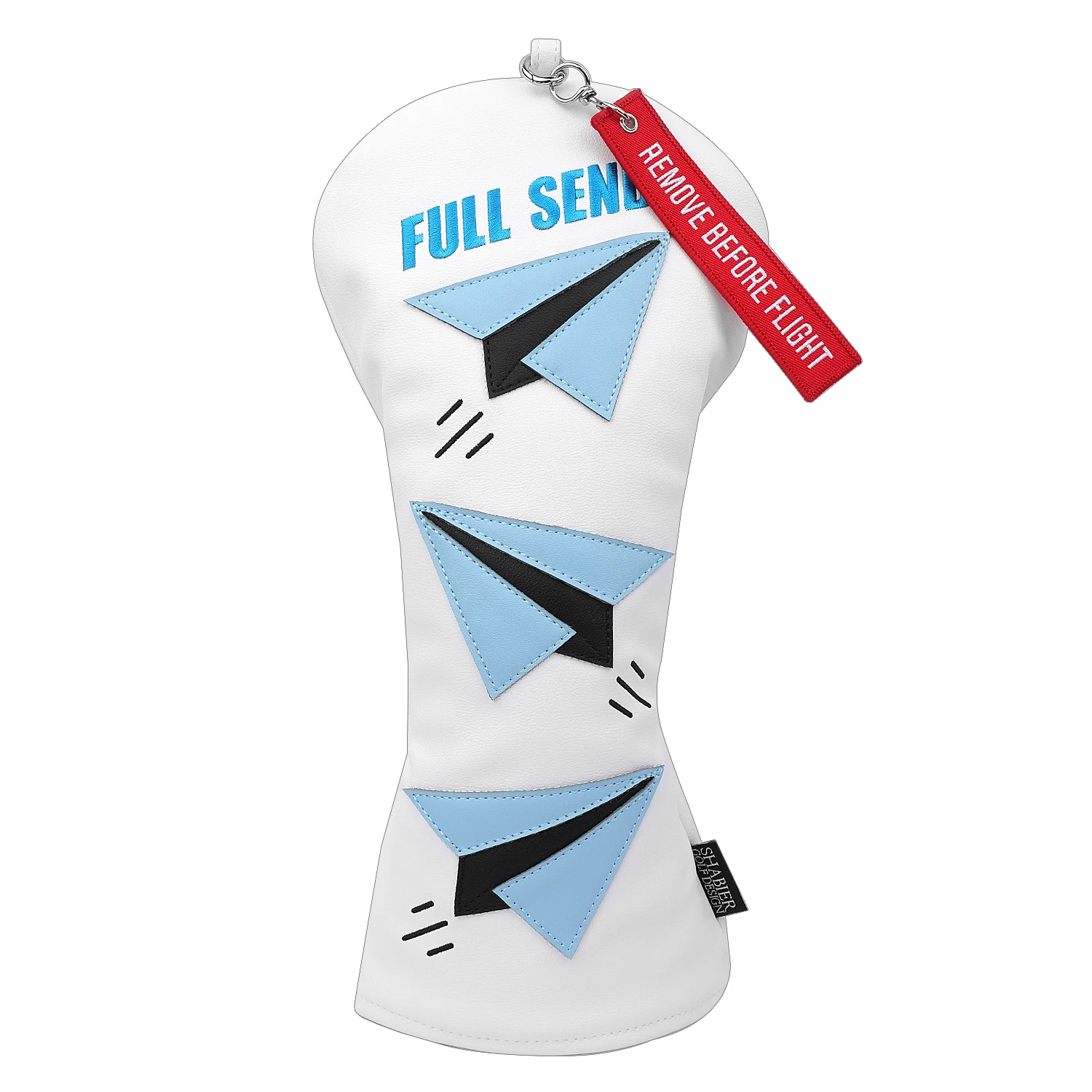 Чехол для водителя с вышивкой в виде красного самолета