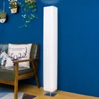 Напольные лампы в скандинавском стиле, светодиодные светильники из нержавеющей стали с белым основанием для гостиной, спальни, прикроватного столика, домашний декор