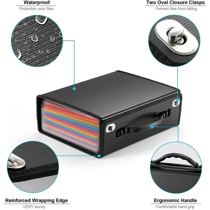 Папка-органайзер для документов 24 кармана |