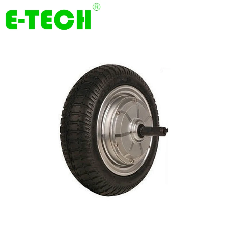 ETECH 9 дюймов 24 В 36 48 500 Вт BLDC Электрический мобильный робот-Мотор Ступицы Колеса с