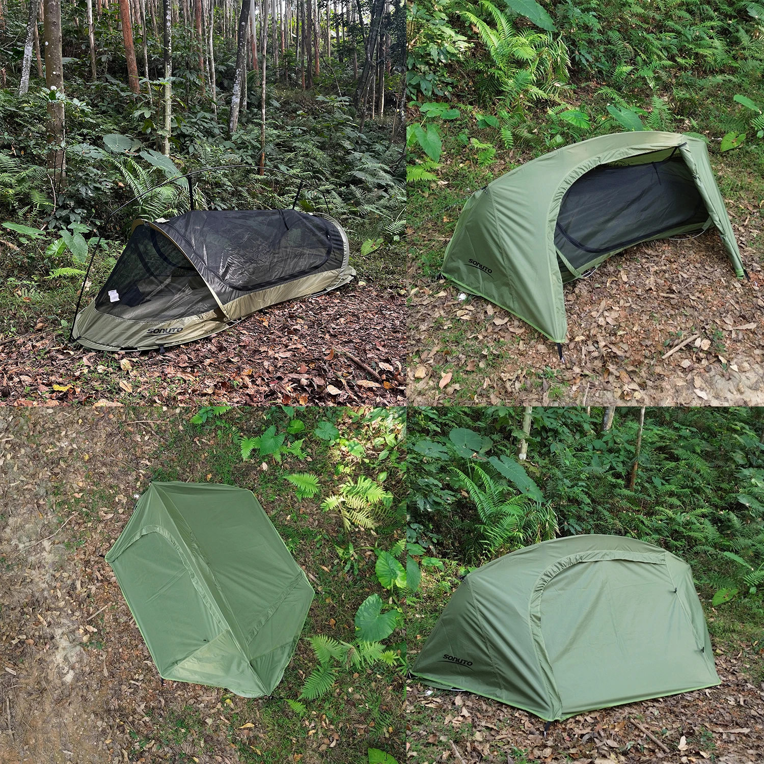 Легкая Палатка Для Кемпинга Sonuto Сращивание Из Алюминиевого Сплава