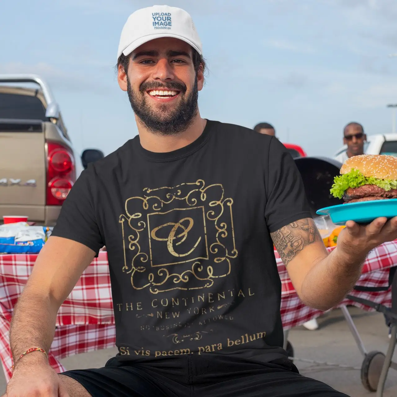 

Футболка мужская оверсайз из 100 хлопка с принтом в виде пленки