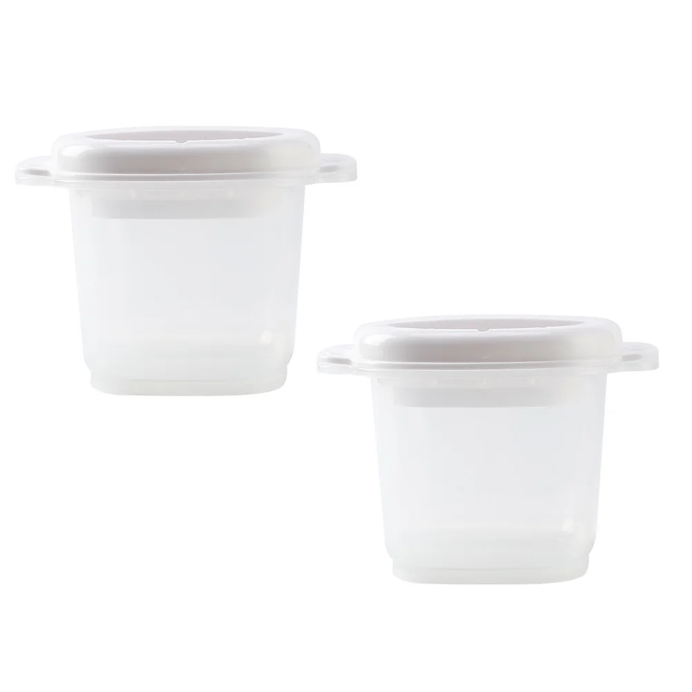 

2pcs Oven Rice Cooker Microwave Rice Steamer Microwave Oven Rice Maker Microwave Pasta Cooker Portable Heating Bowl