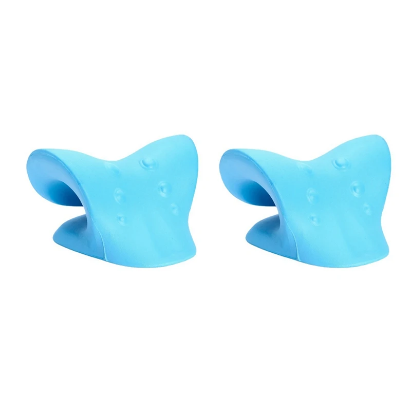 

Ортопедическая подушка для шеи, массажер с эффектом памяти, хиропрактика, для снятия боли и выравнивания позвоночника, 2 шт.