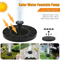 solar water fountain pump with 6 nozzles solar powered floating fountain garden pump swimming pools pond lawn landscape decor