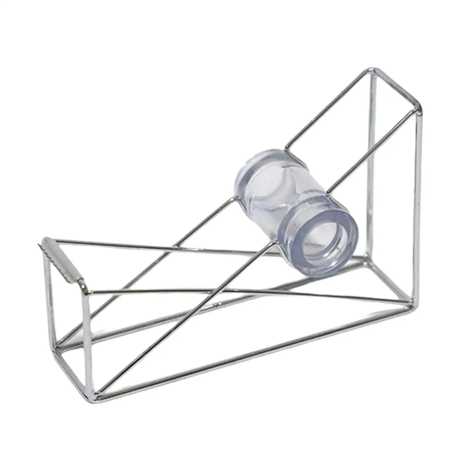 

Metal Package Tape Dispenser Silver Lightweight Creative Tape Holder Cutter Packaging Gift Wrapping Carton Sealing