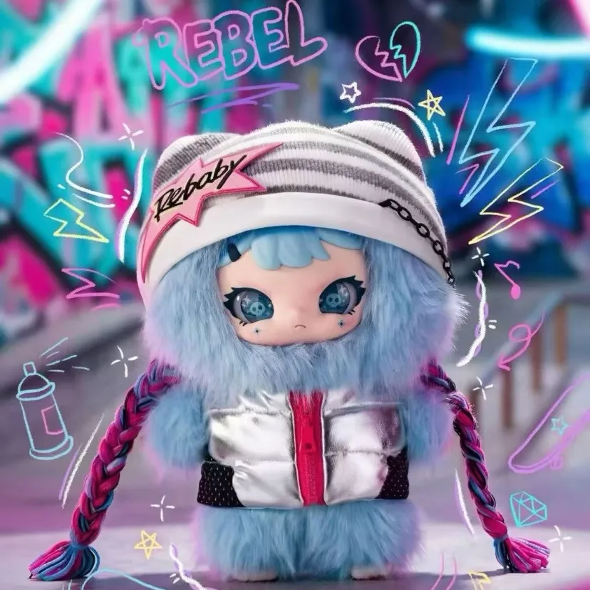 Фото Плюшевая фигурка Rebaby из серии 400% в закрытой упаковке, пушистая виниловая кукла, настольное украшение, коллекционный декоративный подарок для молодежи №5
