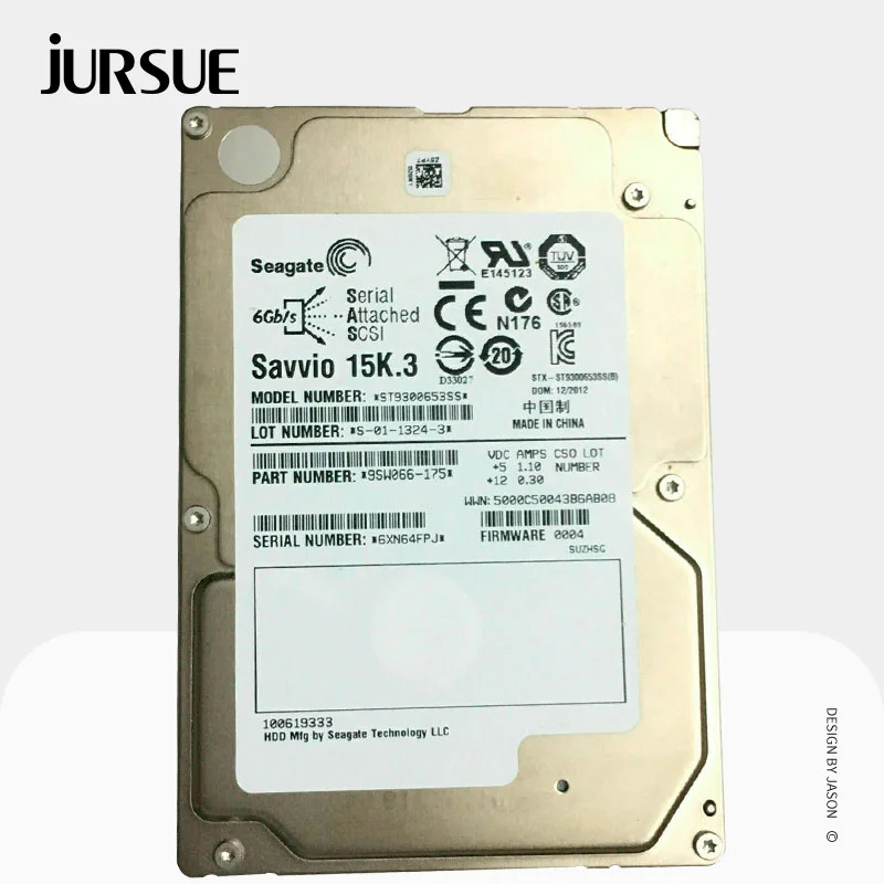 

FOR Seagate ST9300653SS 300GB 15K.3 2.5" 6Gbps SAS HARD DRIVE 9SW066 Hard Drive