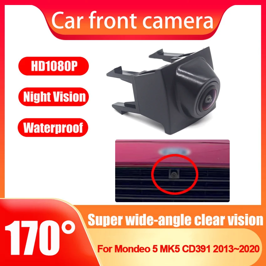 

Car Front View Logo Camera For Ford Fusion For Mondeo 5 MK5 CD391 2013 2014 2015 2016 2017 2018 2019 2020 AHD HD CCD Waterproof