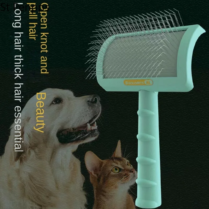 Pet Dog Brush Comb Shedding Hair Remove Needle Cat Combs Massage Grooming Tool Cleaning Supplies Accessories |