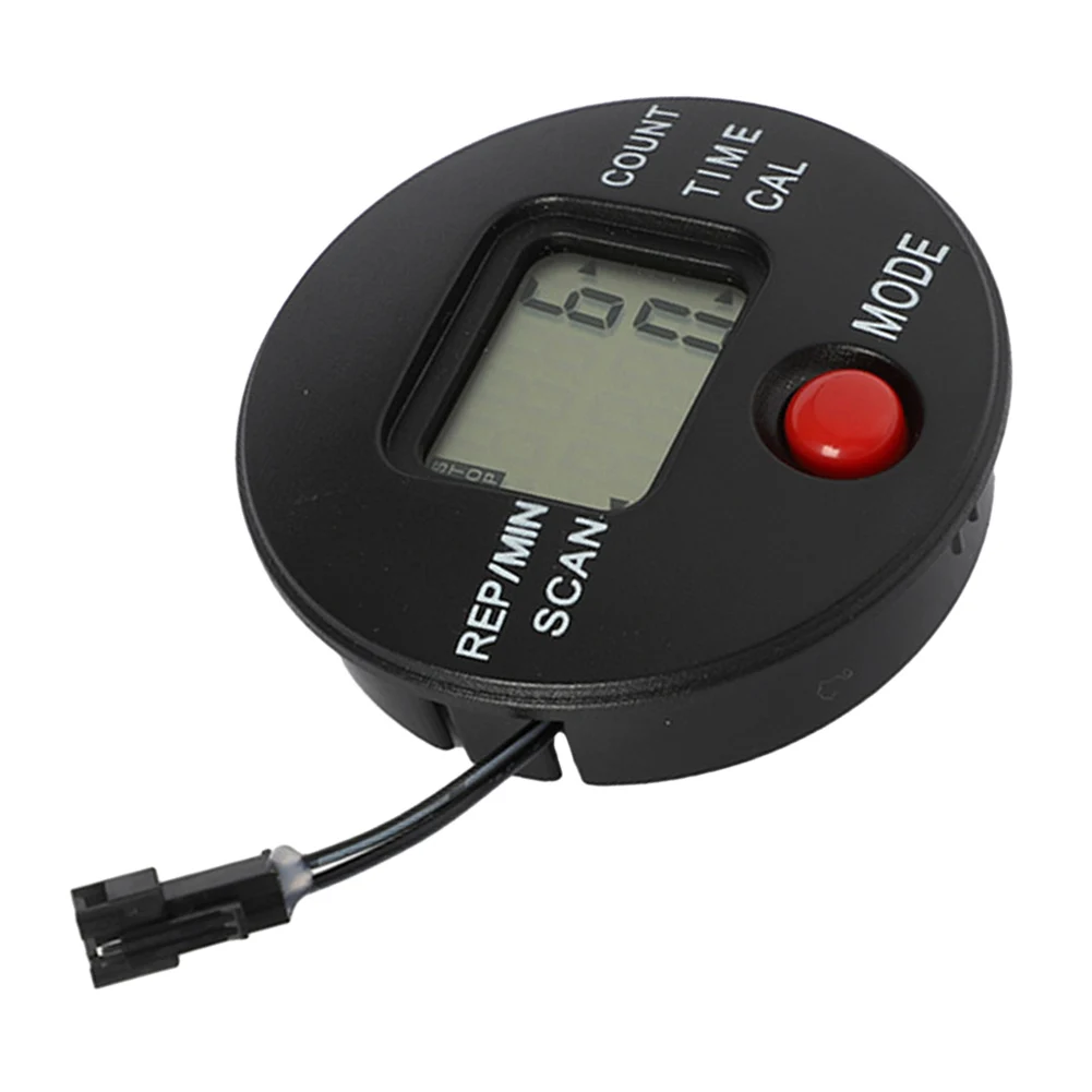 Монитор велосипедного тренажера с цифровым дисплеем и счетчиком шагов для