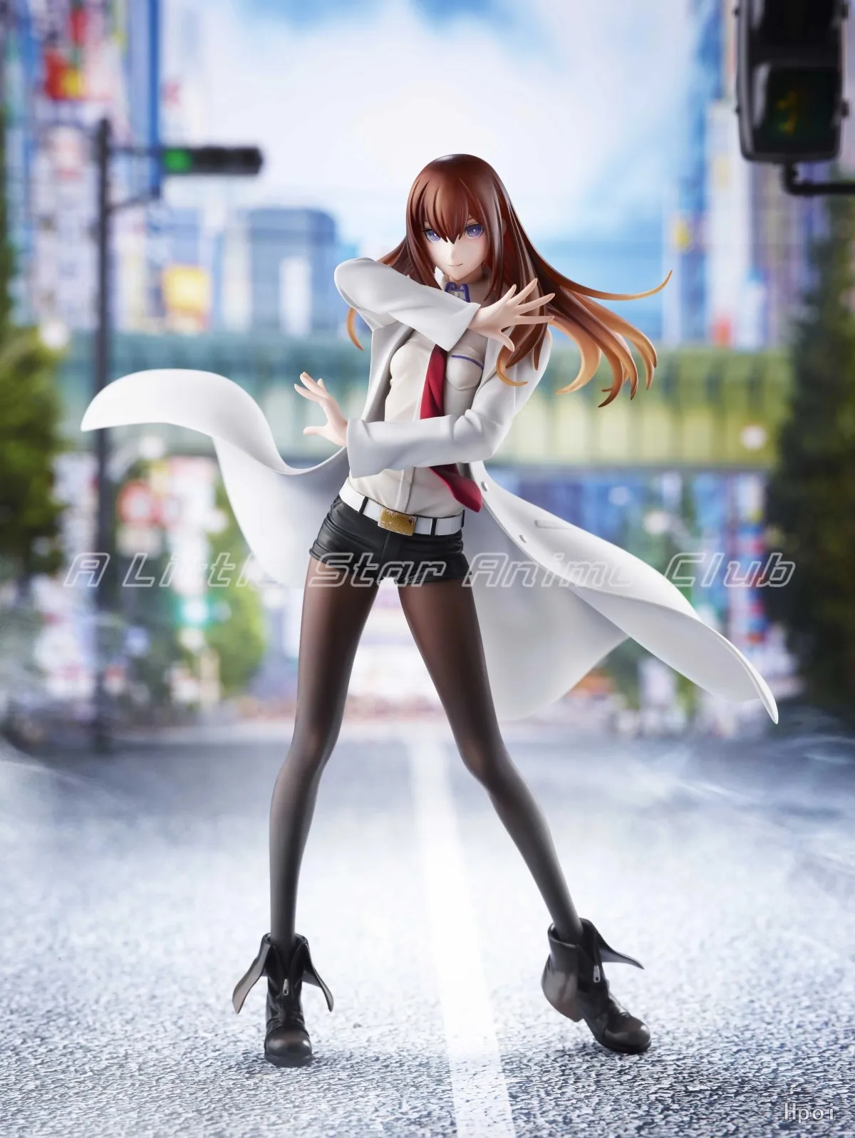Фото Коллекционная аниме-фигурка WAVE Dream Tech STEINS GATE Крис Макисэ, белый стиль, масштаб 1/7 №5