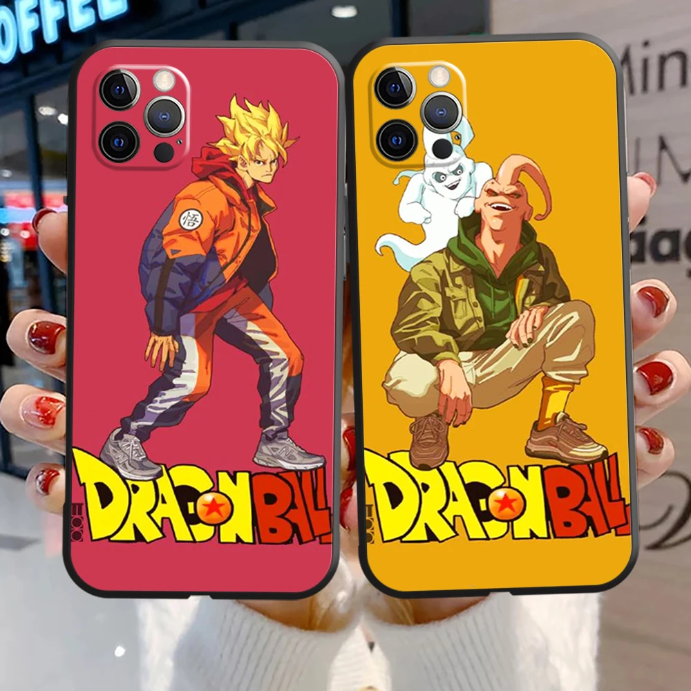 

Dragon Ball Anime Phone Cases For iPhone 11 12 Pro MAX 6 6S 7 8 Plus XS 12 13 Mini X XR SE 2020 New Silicone Back Cover Fanda