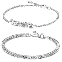 new jewelry for women designer bangle fit original pandora diy feminino charm beadeds 925 sterling silver bead bracelet pulceras