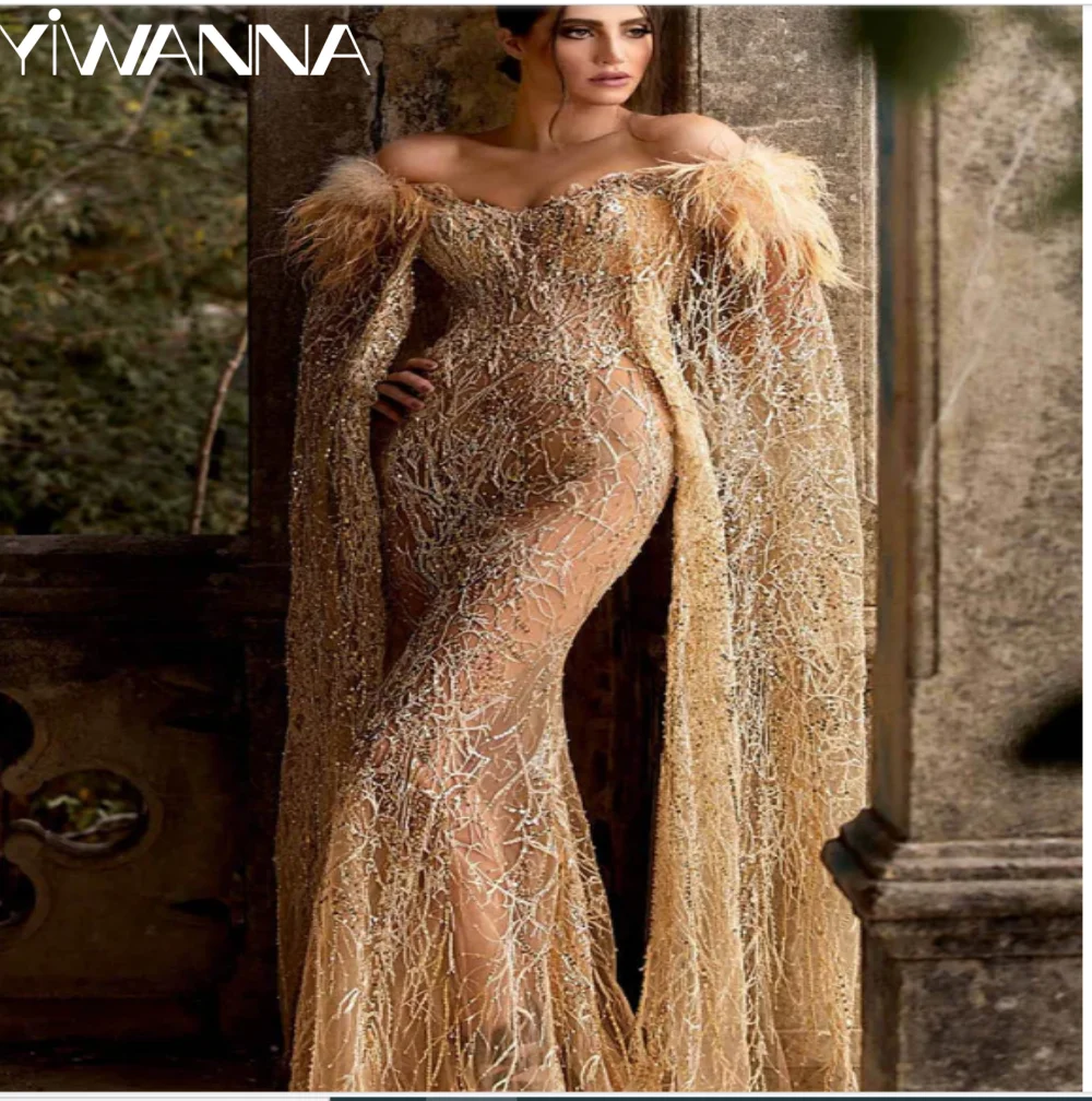 Женское свадебное платье с юбкой годе