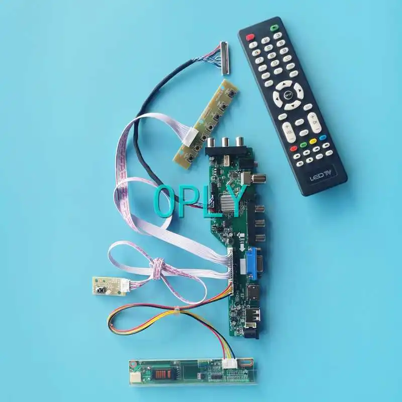 

Плата цифрового контроллера для B154SW01 LTN154MT02 LCD DVB 1680*1050 LVDS 30 Pin DIY Kit 1-CCFL USB HDMI-Совместимость VGA AV 15,4"