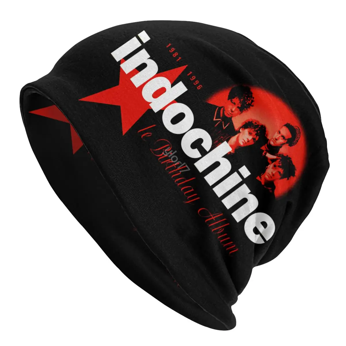 

Bonnet Hats hip hop Adult Men's Knit Hat Indochine Le Birthday Album hats Cool Graphic Unisex R145 Skullies Beanies Caps
