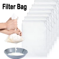 soy milk wine filter bag nut milk bag tea coffee oil yogurt filter net mesh kitchen food reusable nylon filter bags strainer