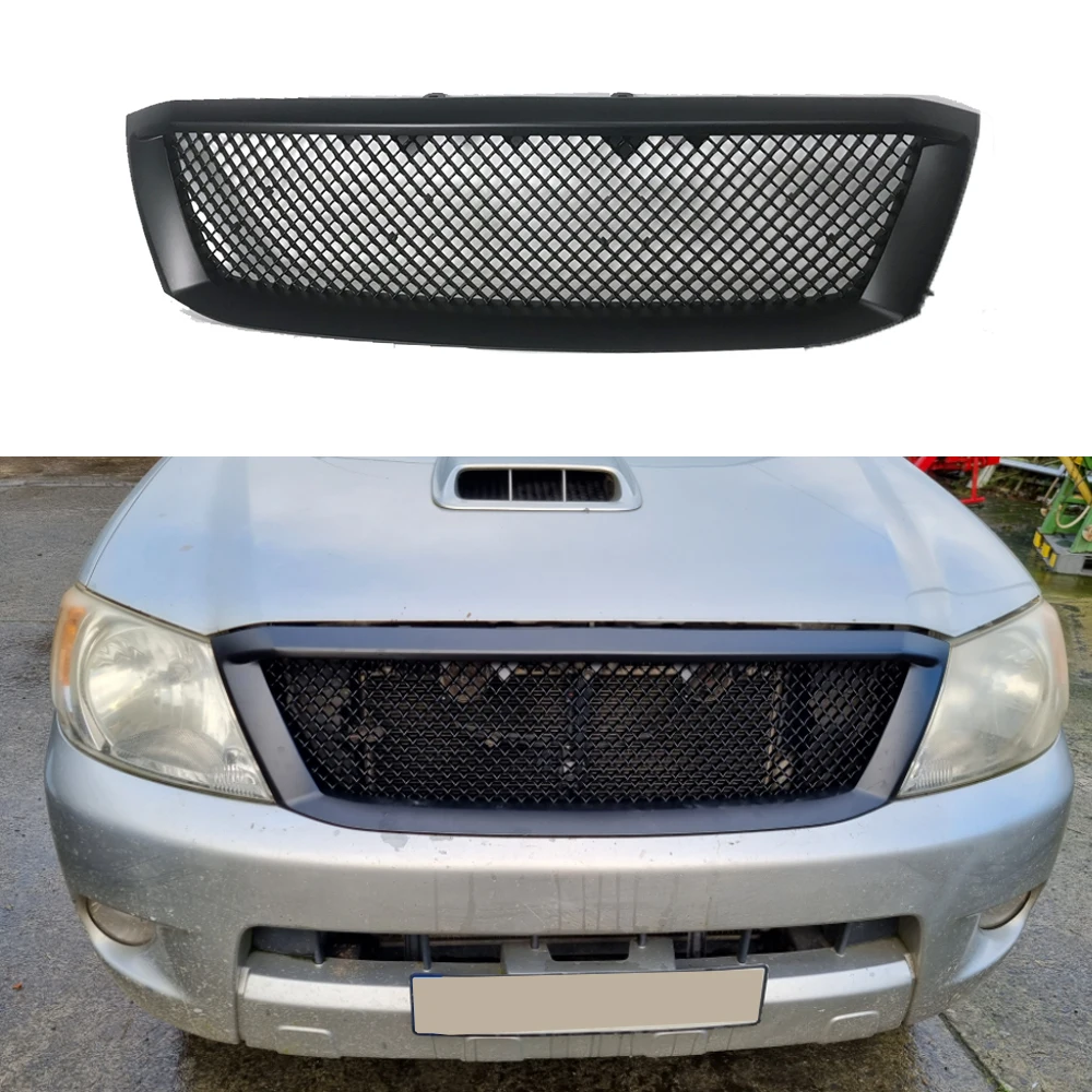 

Модифицированные аксессуары для гриля Hilux для Hilux Vigo, гоночная решетка, аксессуары для бампера, решетки радиатора 2006 2008 2009 2010