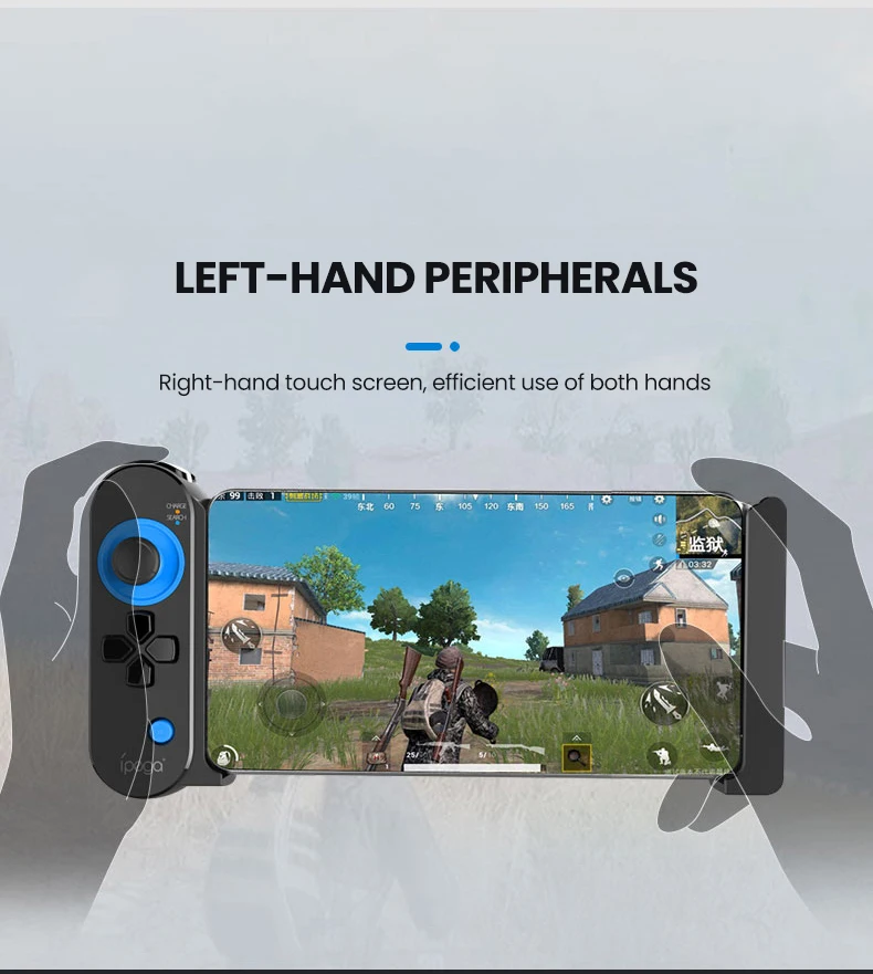 Геймпад iPEGA PG-9120 Pubg игровой Bluetooth-контроллер выдвижной джойстик для планшетов